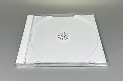 10 NEW STANDARD 10.4MM SINGLE CD JEWEL CASES W/WHITE TRAY SH001PK, FREE SHIPPING - Image 1 of 2