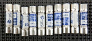 Cooper Bussmann FNA-8 Dual Element 8 Amp 125VAC Time Delay Fuse - Lot of 10 - Bild 1 von 2