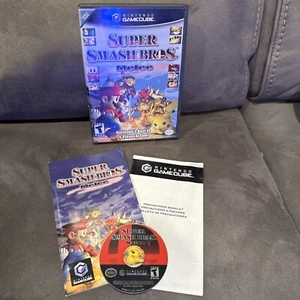 Super Smash Bros Melee (Nintendo GameCube Game Complete Mint Disc Black Label ! - Picture 1 of 8