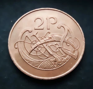 Irlanda 1971 | irlandese 2p | irlandese due penny | km.21 | bu - Foto 1 di 2