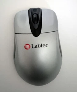 Labtec Mini Wireless Optical Mouse - Grey & Black - Picture 1 of 2