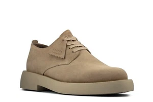 Clarks Men's Mileno London Sand Suede Casual Shoes 26160862 - Picture 1 of 7