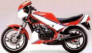 Juego completo de calcomanías Yamaha RZ350 1983 PIN STRIPING - rojo/blanco - Imagen 1 de 5