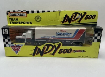 Matchbox 1990 75th Indy 500 Team  Galles-KRACO Car Transporter Vintage - Image 1 of 3