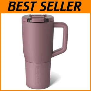 Rose Taupe Stainless Steel Coffee Mug - Insulated Travel Cup - Picture 1 of 8
