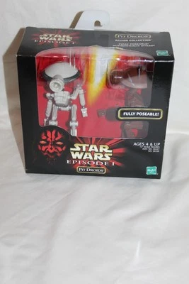 孩之宝星球大战坑机器人第 1 集全新带盒 1998 年动作玩偶可姿势 — 第 1/3 张图片