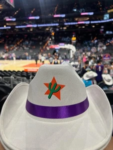 Phoenix Suns Western Cowboy Hat NBA PHX The Valley Cactus  SGA 3/30/2025 NEW - Picture 1 of 2