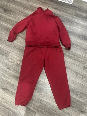 Pulôver masculino Jordan com capuz e calça de moletom 2 peças tamanho XL calça/top G  - Imagem 1 de 4