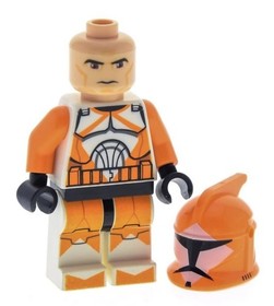 1xLego Minifigure Star Wars Clone Wars Bomb Squad Trooper White Helmet 7913 sw0299