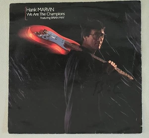 " WE ARE THE CHAMPIONS "   BY  HANK MARVIN (THE SHADOWS)  UK EDITION SP - Picture 1 of 4
