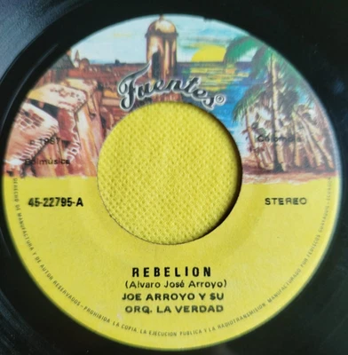 Joe arroyo y su Orq. la Verdad   -  Rebelión  45rpm   (Hear) - Image 1 of 2
