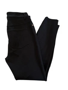 Ted Baker Womens Black Fioni Ankle Zip Stretch Knit Skinny Ponte Size 4 - Picture 1 of 6