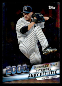 2020 Topps Andy Pettitte  Decades' Best Green  #DB-73 New York Yankees