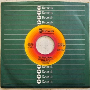 Steely Dan (e) Kid Charlemagne / Green Earrings - Rare 1976 Fushion Rock 7" - Picture 1 of 6