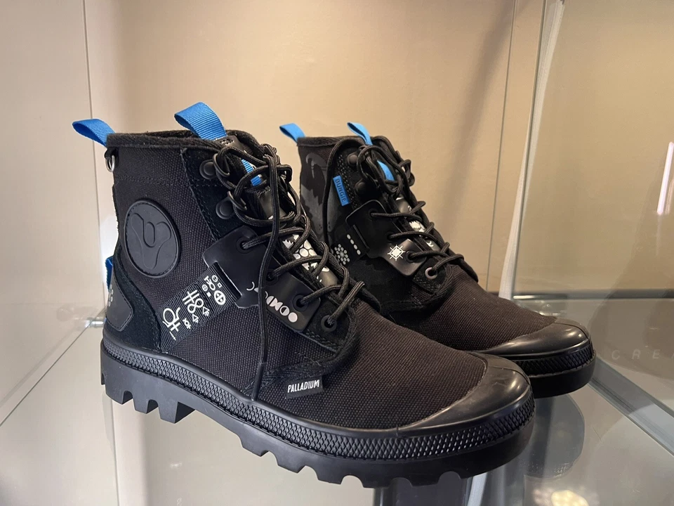 Destiny X Palladium Boots ☆ Size UK6 EU40 ☆ Pampa Witch Queen ☆ Black ☆ 7