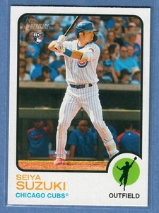 Tarjeta de novato 2022 Topps Heritage High Number Seiya Suzuki #505 Cubs cantidad RC - Imagen 1 de 2