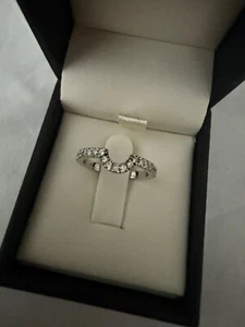 Platinum Diamond Wedding Ring - 0.4ct G/si - Good Condition - Picture 1 of 5
