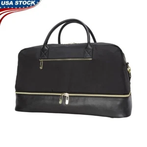 20in Weekender Duffel Bag Travel Zippered Pockets Adjustable Straps Durable Bag - Afbeelding 1 van 9