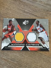 2005-06 SPx Kareem Rush Gerald Wallace Winning Combos Dual Jersey Relic NICE!