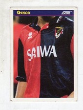 card figure - FOOTBALLERS CARD SCORE 1993 - number 127 GENOA