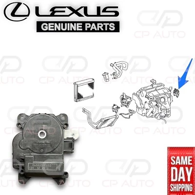07-09 LEXUS RX350 HVAC AC CALENTADOR MEZCLA DE AIRE ACTUADOR SERVO AMORTIGUADOR FABRICANTE DE EQUIPOS ORIGINALES NUEVO Foto 1 de 4
