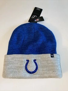 NWT Indianapolis Colts Men’s NFL '47 Beanie Multicolor One Size - Picture 1 of 4