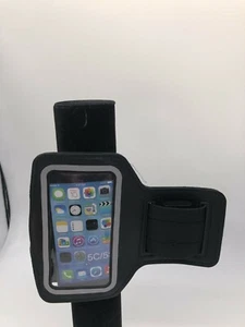 5C/5S Phone Armband Black and Gray - Picture 1 of 8