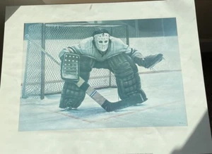 AL PLIEGUE FIRMADO KEN DANBY CLÁSICO HOCKEY PORTERO IMPRESIÓN ARTÍSTICA LITOGRAFÍA HALLAZGO PATRIMONIAL - Imagen 1 de 15