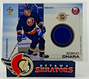 2000-01 Private Stock Game Gear Jersey #67 Zdeno Chara - First Game Worn Card - Picture 1 of 2