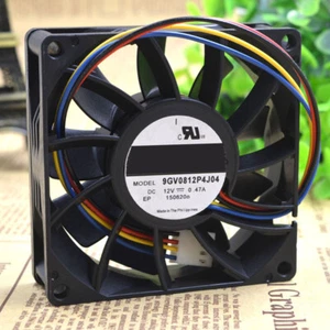 For Sanyo 9GV0812P4J04 80*80*25mm 12V 0.47A Large Air Volume Chassis Fan 4pin - Picture 1 of 5