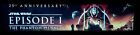 📽 Star Wars: Ep 1 Phantom Menace 25th Anniversary - Movie Theater Mylar Poster