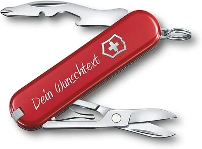 Victorinox Schweizer Taschenmesser JETSETTER Wunschtext Logo Druck Grafik 0.6263