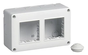 CONTENITORE SCATOLA DA PARETE VIMAR 14812 IP40 4 M. 2x2 ESTERNO INTERNO CIVILE - Foto 1 di 1