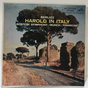 Berlioz Harold In Italy Boston Sym Orch Munich RCA Victor LM-2228 VG - Picture 1 of 3