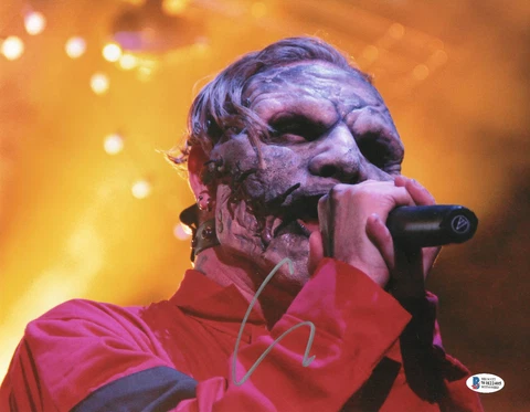 COREY TAYLOR SIGNED AUTOGRAPH SLIPKNOT STONE SOUR 11X14 PHOTO BECKETT BAS 34 Cover
