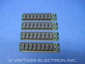 4x 4MB 30-Pin 70ns Non-Parity FPM Memory SIMMs 16MB Vintage Apple Mac II Quadra - Afbeelding 1 van 5