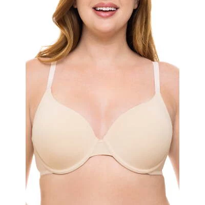No Boundaries T-Shirt Bra Women's Beige Size 42D Lightly Lined Underwire --D7-- - Image 1 of 3