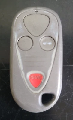 ORIGINAL 2004-2008 ACURA TL TSX LLAVE MENOS ENTRADA CONTROL REMOTO 4 BOTONES ALARMA PLATA OEM Foto 1 de 4