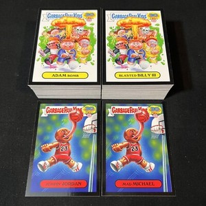 2015 GARBAGE PAIL KIDS 30TH ANNIVERSARY COMPLETE BLACK SET 220 STICKER CARDS 1ST