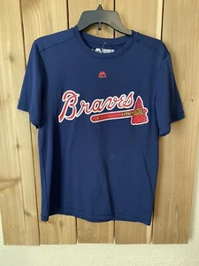 NBA Braves Blue Short Sleeve Shirt Size S NWOT - Picture 1 of 2