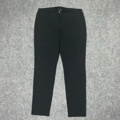 Pantalones Eileen Fisher Mujer Talla M Negros Leggings Ajustados Ponte Pull on Foto 1 de 4