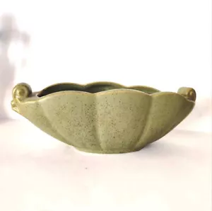 Floraline, Mc Coy, Green Pottery Planter, Matte, Speckled 507-10 - Picture 1 of 5