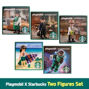 PLAYMOBIL X STARBUCKS Two Figure Set 70497 70496 70616 70619 70526 70615 70618 - Picture 1 of 16