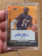 2015/16 Panini Prizm Orange Auto Autograph Kobe Bryant 51/65