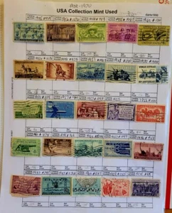 United States Stamps Used( Lot # 25) 1938-1970 - Picture 1 of 3