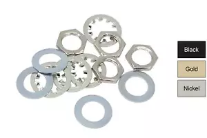 Gitarrenmutterwaschmaschine und Verschlusswaschmaschine für US CTS Pots und Switchcraft Buchsen - Bild 1 von 4