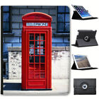 The London Telephone Box Folio Cover Leather Case For Apple iPad