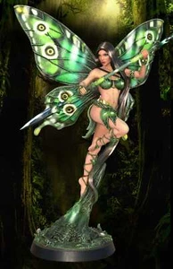 Winged Dryad Aldoris: Printomancer Forces of Nature Resin 3D Print - Picture 1 of 5
