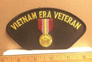 Vietnam Era Veteran with National Defense Medal Embroidered Patch  - Picture 1 of 4