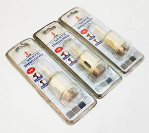 (Lot of 3) ITM Tools Hex-26 7/8" White Diamond Tile Bit - Picture 1 of 3